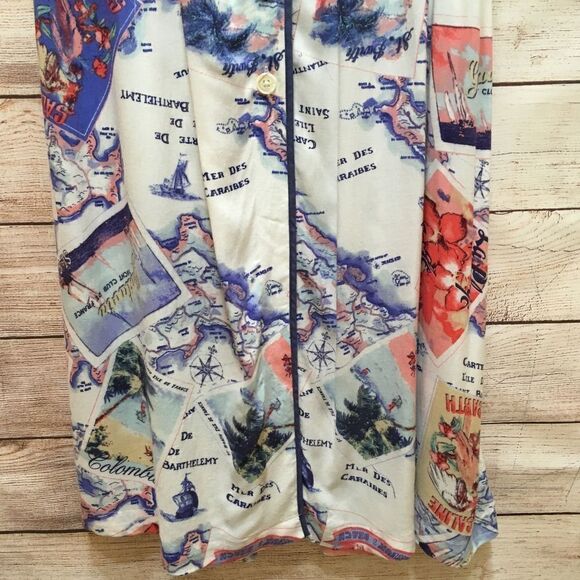 NEW WITH TAGS PETER‎ SOM FOR DESIGN NATION ISLE FRANCE PRINT MAXI SKIRT - Picture 10 of 10